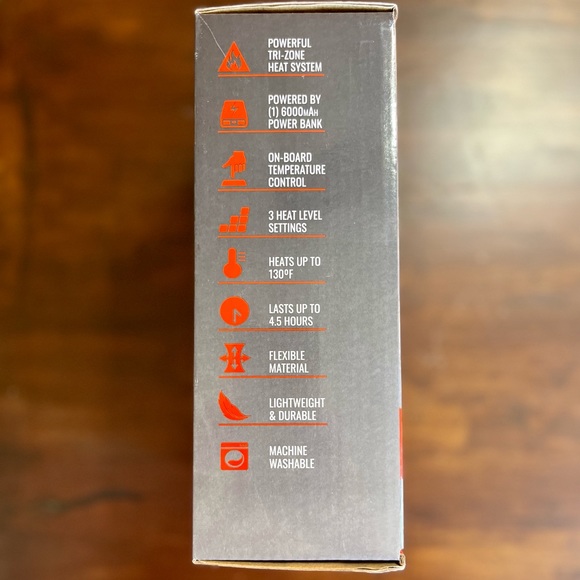 Rechargeable Heated Base Layer Shirt - Picture 4 of 6